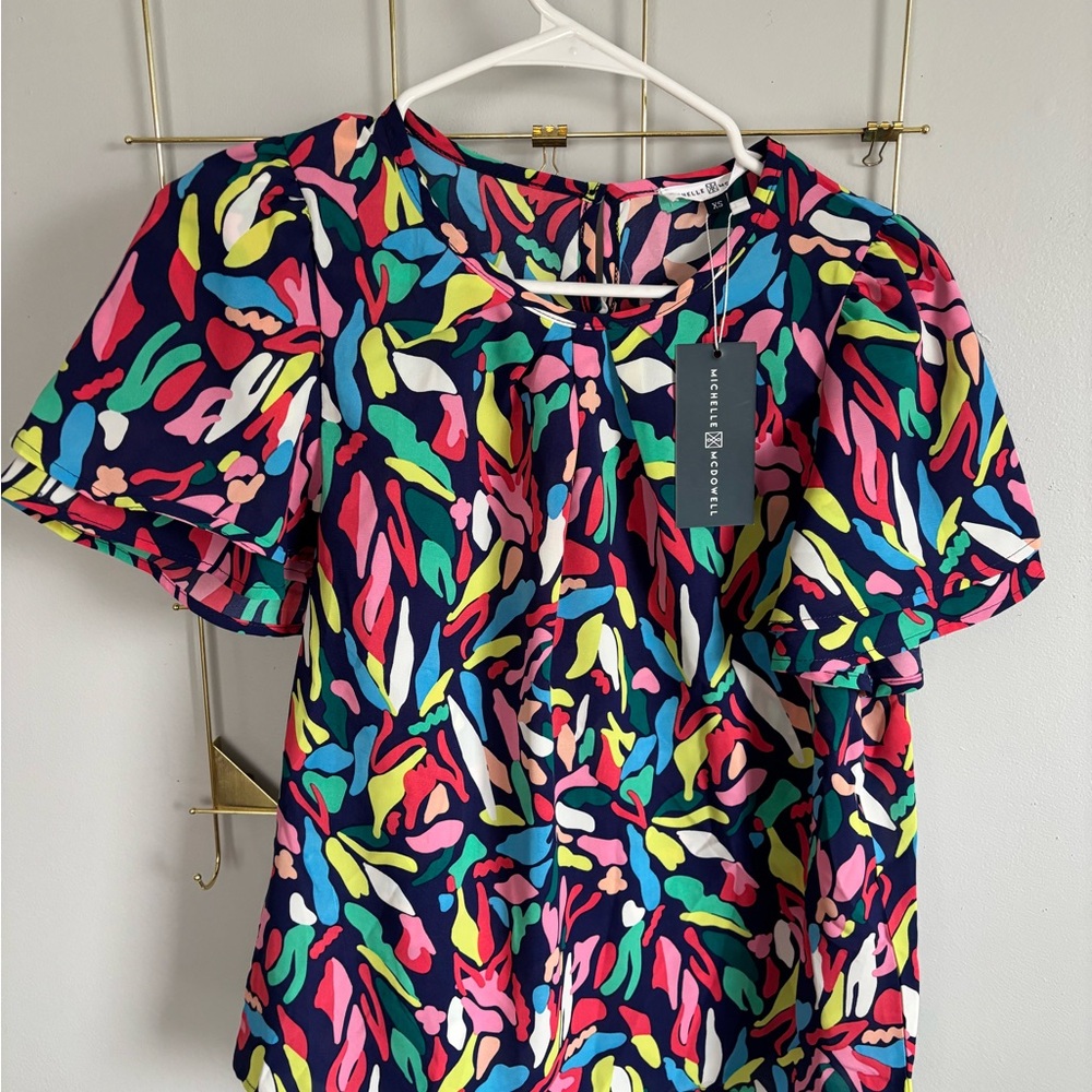 Colorful Patterned Women Top